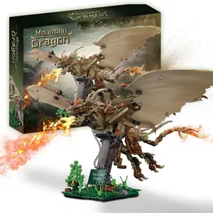 Dragon Building Set 886 PCS MythicalCreature Blocks Model STEM Toy for Kids andAdults Home Decoration Creative GiftLegendary wind Dragon Design High-QualityBuilding Experience Indoor Display forCollectors