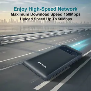 Portable Travel WiFi Device, Upgraded Mobile Hotspot with Free 1GB Data, No SIM Card Required, App Controlled, Suitable for Travel, Camping, Outdoor