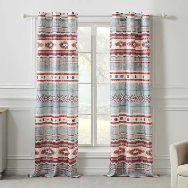 Greenland Home Fashions Kiva GL-2205CWP Panel Pair Window, 42x84Inch