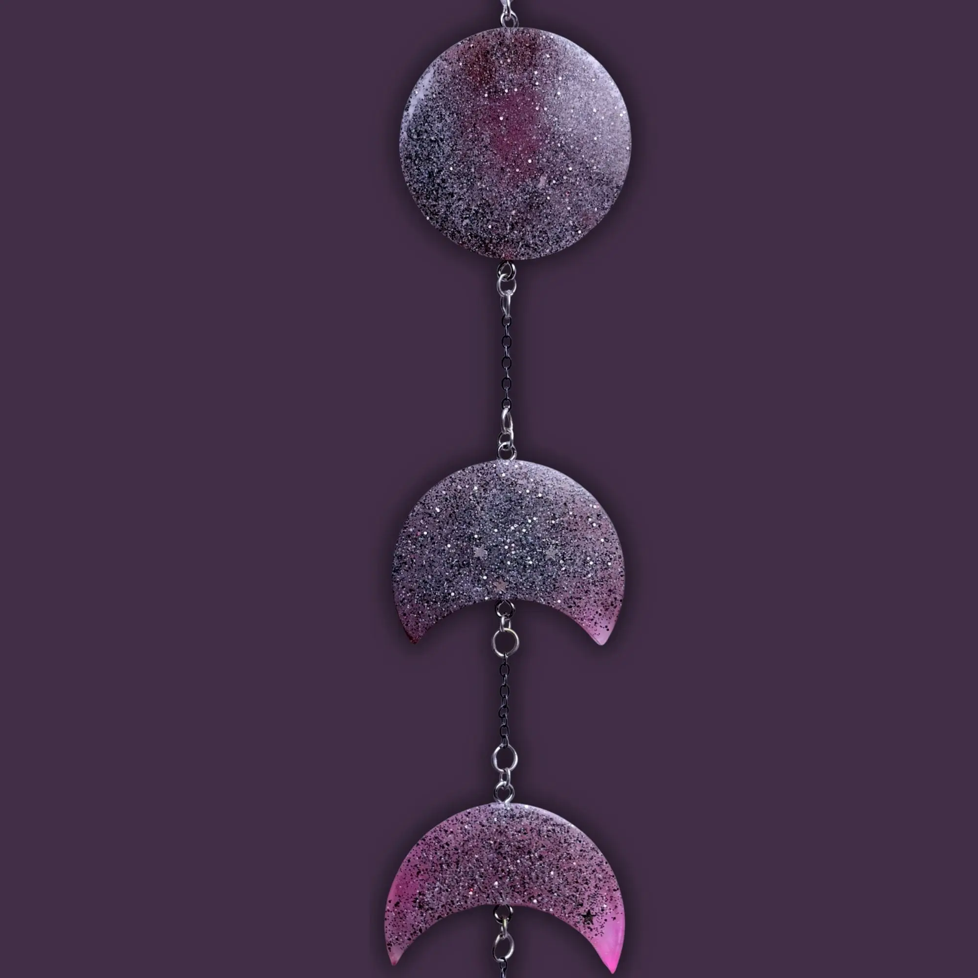 Atlas Galaxy Glow Mini Moon Phase – Lava Stone, Fluorite & Labradorite