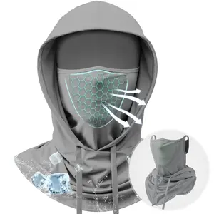 Venswell Beat the Heat!  3-in-1 Cooling Breathable Sun Mask - Ultra-lightweight Fabric for Motorcycle & Outdoor Protection Full Face Sun & Dust Protection Mask, Perfect for Hiking & Climbing
