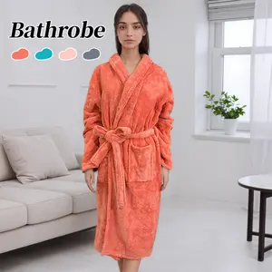 1-pack large bath skirt, women's thick warm coral fleece robe, home leisure tie bathrobe, adjustable wearable towel skirt, suitable for home, travel, sauna and spa