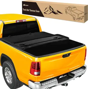 Nilight Truck Bed Tonneau Cover Soft Tri-fold Fits for 2002-2024 Dodge Ram 1500/2003-2025 Dodge Ram 2500 3500-6.4ft  dealsforyoudays