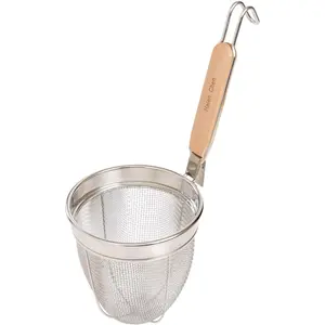 6-Inch Silver Stainless Steel Mesh Spide Kitchen Basket