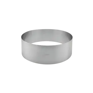 Stainless Steel Round Cake Ring –1.75” Height x 3 1/8” Diameter – Professional Pastry & Mousse Mold