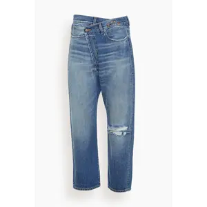 Crossover Jean in Amber Blue