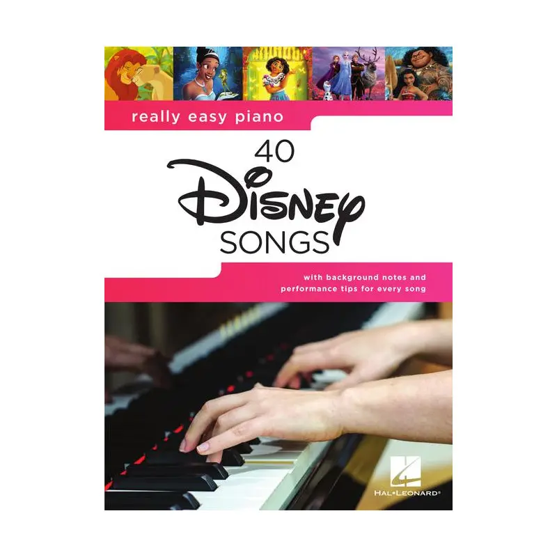Really Easy Piano Book - 40 Disney Songs, Background Notes, Performance Tips for Beginning Piano Students