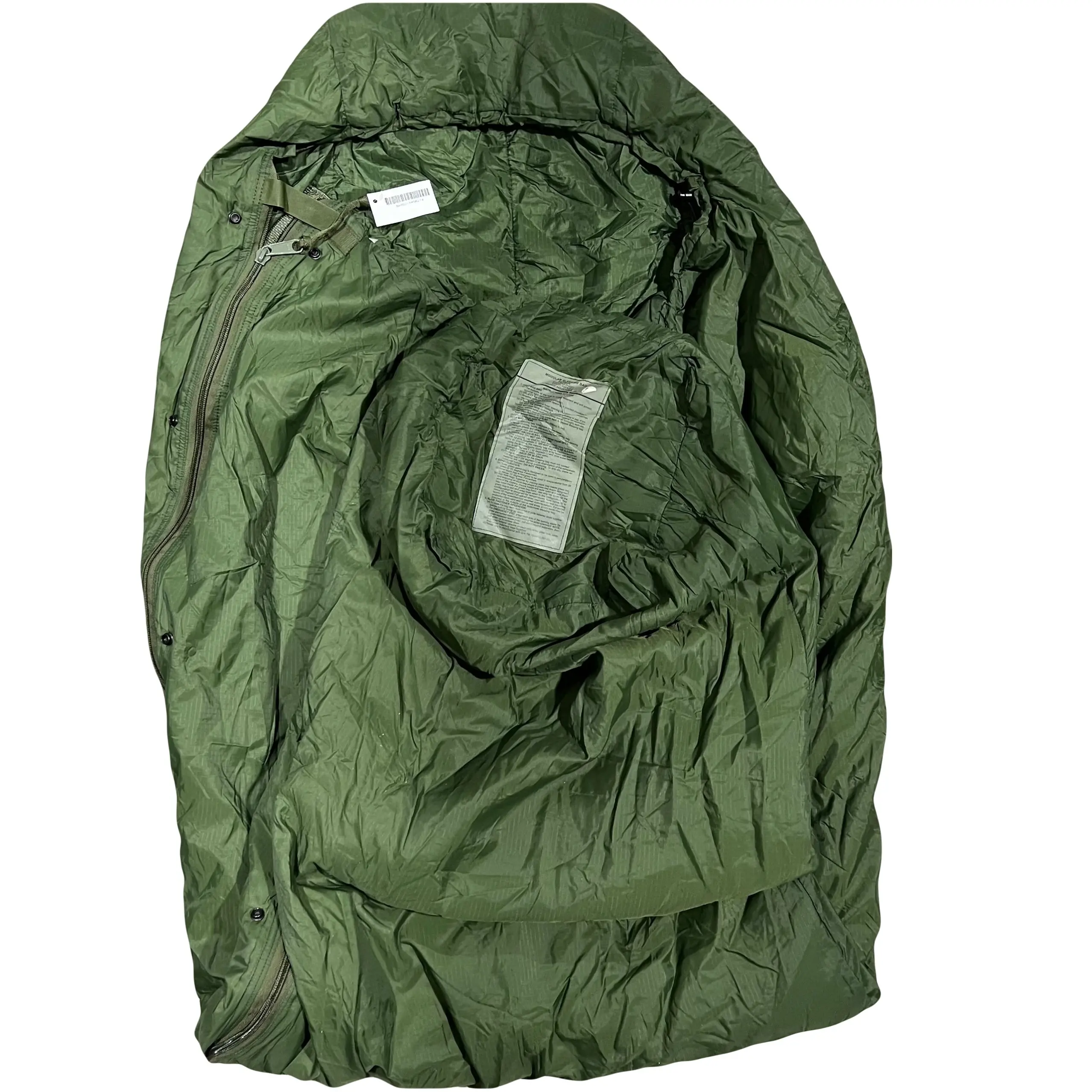 US Military Patrol Sleeping Bag - GI Camouflage Green Lightweight