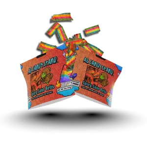 AZ Candy Stand Spicy Sour Belts Rainbow Dulces Enchilados 25% More Candy Arizona Made 2-Pack Bundle (5oz per bag, 10 oz Total )Bold Flavor Perfect for Any Occasion