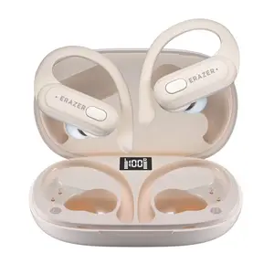 ERAZER XT60Pro In-Ear Sports Earbuds Bluetooth 5.3 Wireless Headphones Ear Hook 24H Playtime LED Display 13mm Deep Bass IPX5 Waterproof Gym Running Workout
