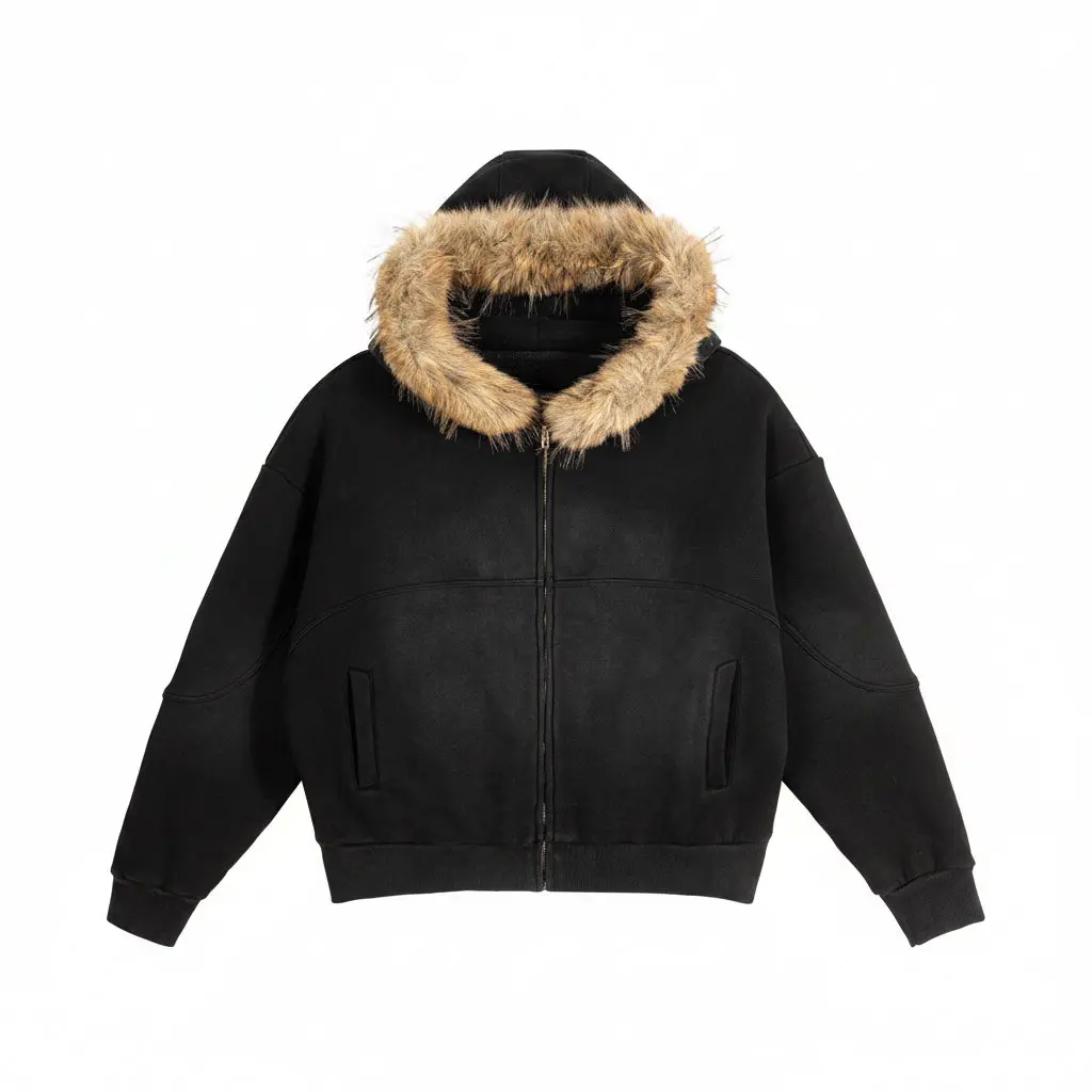 Fur Coat Hoodie