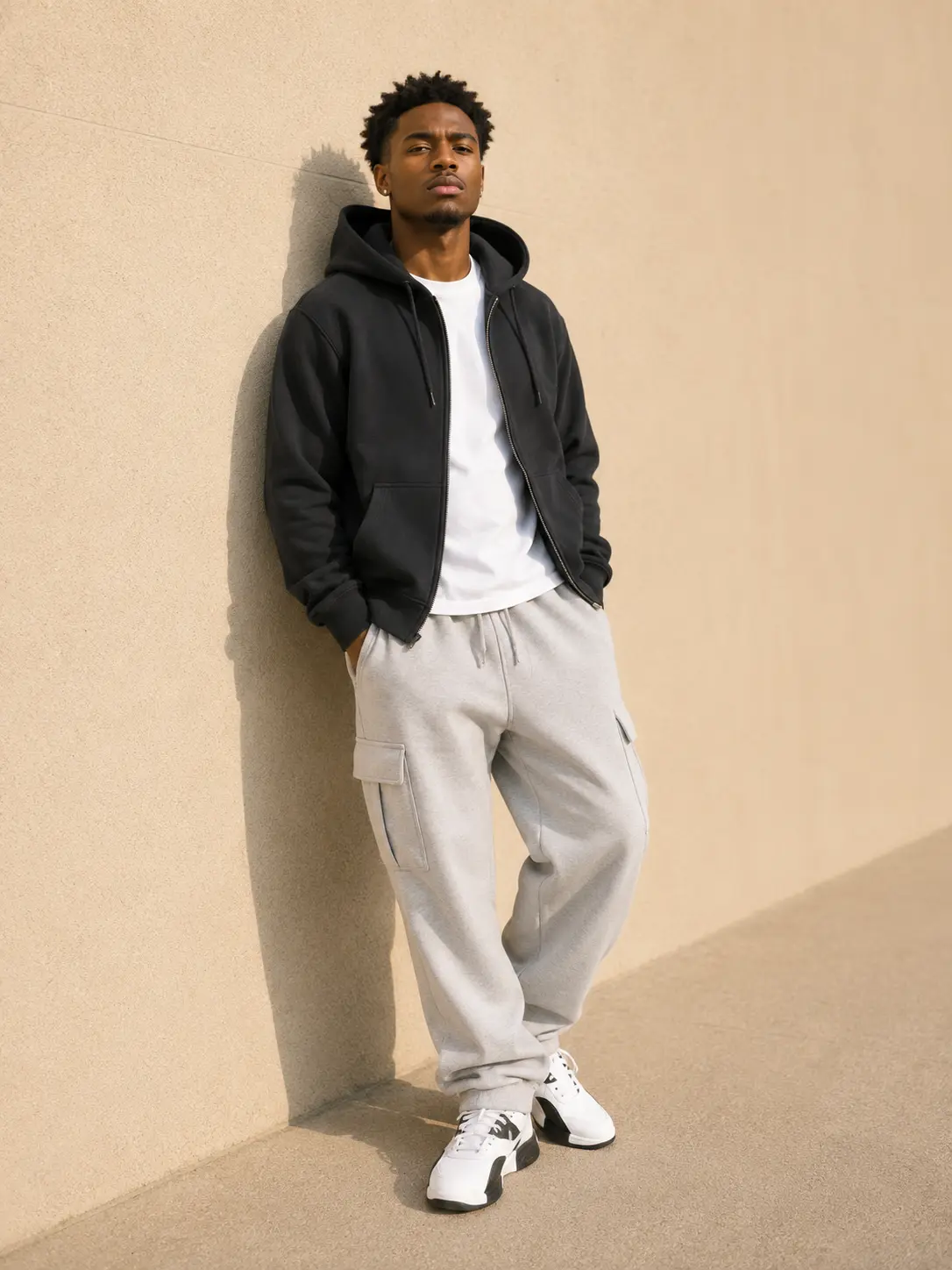 Fleece Hoodie Jacket 2XL - 5XL