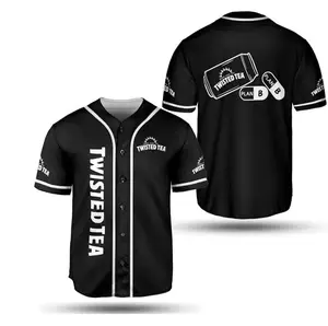 Twisted Tea Double Plan B Beer Alcohol Beverage Baseball Jersey , Baseball Jersey Shirt, Trendy Jersey Shirt, Sport Jersey for Men and Women