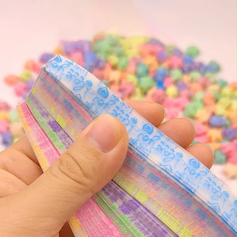 210 Pcs Glow-In-The-Dark Star Origami Paper, Folded Stars, DIY Surprise Gift, Hanging Decoration, Wish Bottle Filler, Handmade Craft Supplies, Art Supplies, DIY Handmade Crafts