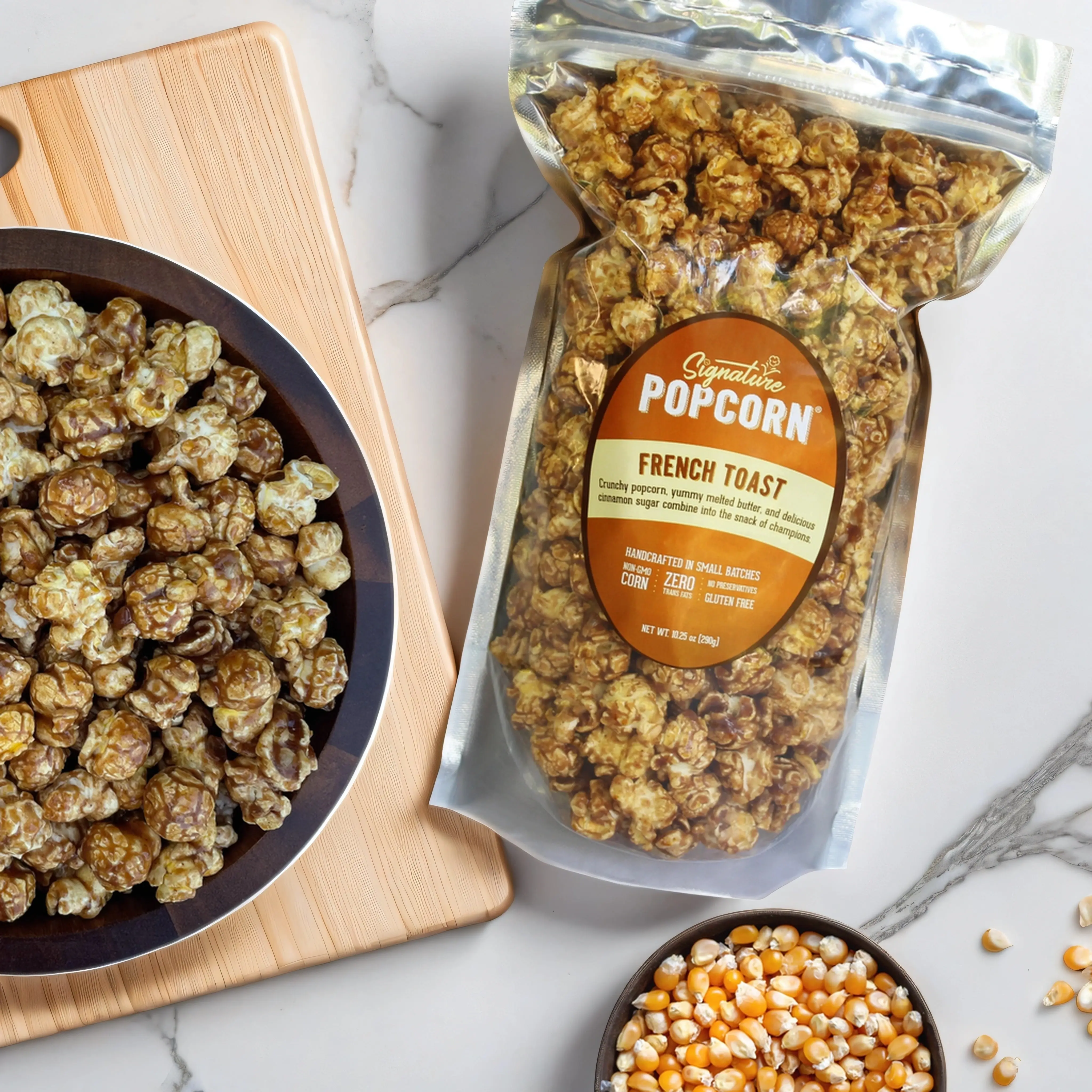 Large Gourmet French Toast Popcorn Bag