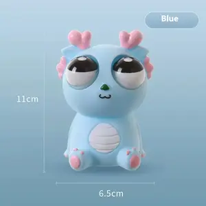 Funny, eye popping little dragon, burst eyed dragon, stress relieving toys, pinch music, creativity, stress relieving artifact, Christmas gift