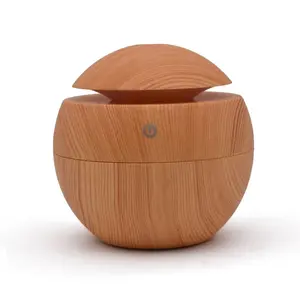 Mini Wood-Grain Humidifier