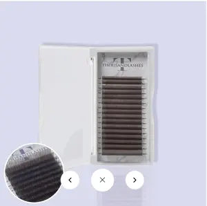 CASHMERE BROWN COLLECTION VOLUME LASHES 0.03 (SINGLE LENGTH)