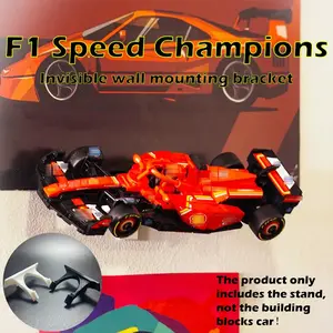 Wall Mount Stand for F1 Speed Champion Series Racing Model, Modern Wall Design, Home Decor Accessory, Display Base for Collectibles