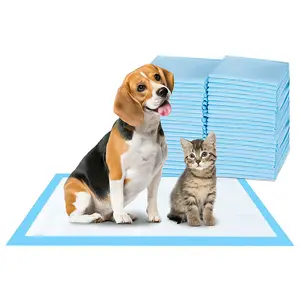 FluffyDream Super-Absorbent Waterproof Pet Training Pads for Dogs, Puppies & Cats, Housebreaking Pad, Pet Pee Pads, Blue