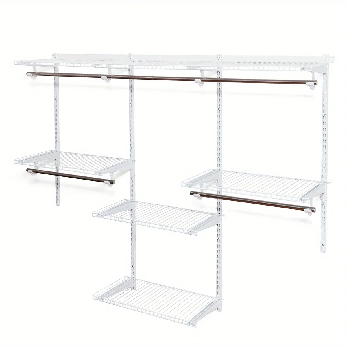 New Lifezeal Wall Mounted Adjustable Closet Organizer Custom Metal Closet Organizer Syste Racks Hanging