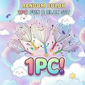 Head Relaxation Massager, Neck Claw Massage, Pressure Relief Pain Relief, Octopus Scalp Relaxation, Spa Headache Relief, Promote Circulation, Head Massagers