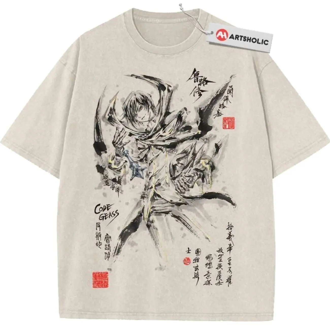 Lelouch Lamperouge Shirt, Code Geass Shirt, Anime Shirt, Vintage T-Shirt