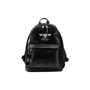 Boy London Waterproof PU Leather Backpack with Zipper Closure for Men and Women