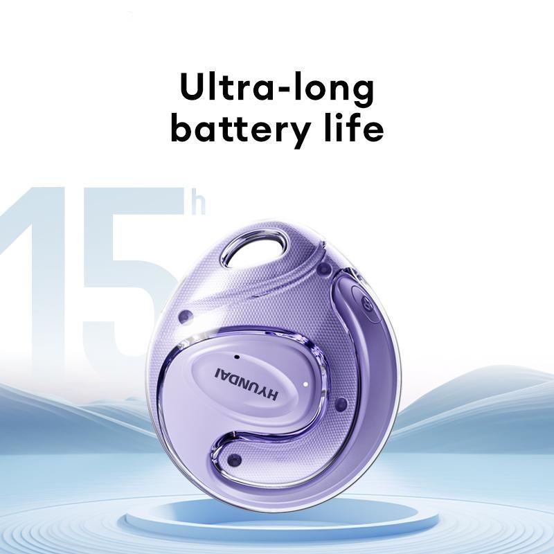 HYUNDAI X15 Ultra Wireless Headset with 2025 Bluetooth 6.0 for Faster, Stable Connection & Low Power Use, OWS Waterproof Sport Design, Noise Reduction Headphones with Mic & Earbuds