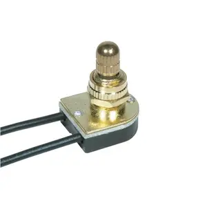 On-Off Metal Rotary Switch Brass Plated