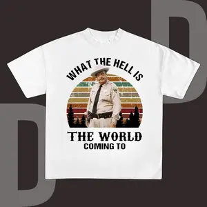 What The Hell Is The World Coming To Shirt Smokey And The Bandit Movie T Shirt Casual Short Sleeve Unisex Streetwear Funny Menswear