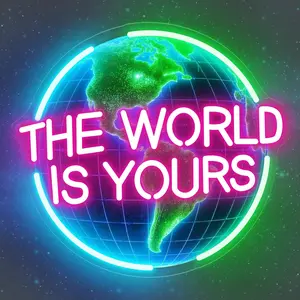 "LED Neon Sign 'The World Is Yours' Letter-Shaped Decorated Novelty Lighting - Low-Voltage USB-Powered with Switch, Acrylic Wall Decor, Interior Lights, Modern Mood Lighting, Man Cave Decor, Boyfriend Gift" summerwins,summerwins