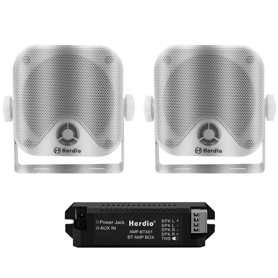 White 1 Pair(2 Speakers)