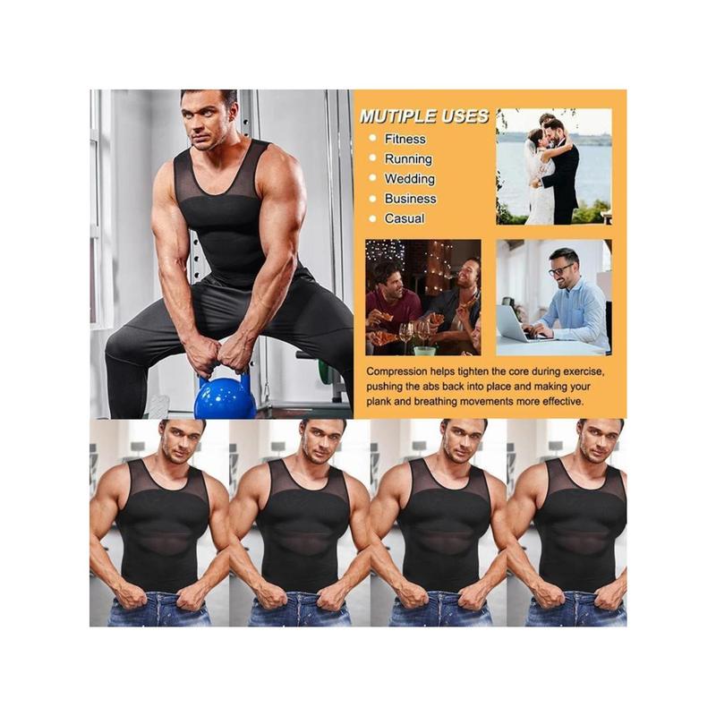 Compression Shirts Tummy Control Gynecomastia Shapewear Seamless Moobs Undershirt Body Shaper Vest for Healthy Shaping Corset Abdomen Men's Breathable Quick-Dry Tank Tops calf  leather High Waisted Leggings