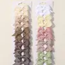Bowknot Design Decorative Hair Clips Set As Gift, Summer Outfits 2024 Plain Color, Temperament Seamless Bangs Clip for Party, Daily Clothing Decor #GLOBAL PICKS
