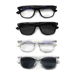 Smart Language Translation Glasses, Wireless Smart Glasses with UV Protection, Stylish Design for Men & Women, Perfect Tech Gift