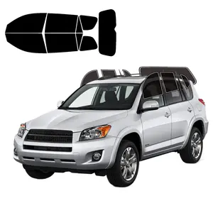 Precut Window Tint Film for Toyota Rav4 2006-2012 All Side+Rear Windshield Any VLT 2Ply Anti-Shatter, UV Block, Privacy Protection, No Trimming Needed,Heat & Glare Reduction