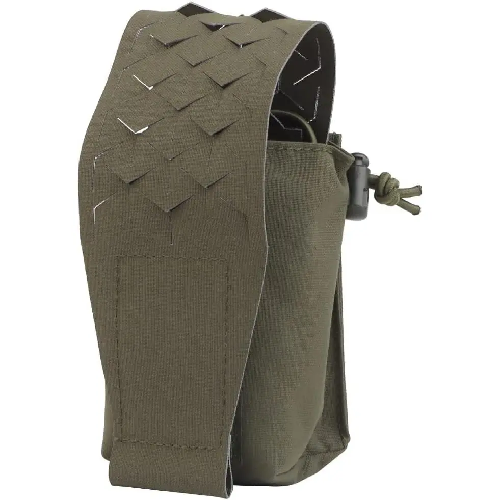 SQ-PHP002 Multifunctional MOLLE Walkie Talkie Pouch,Tactical Quick Release Chest Hang Magazine Pouches Carrier Radio Bag for Hunting Airsoft