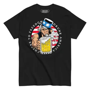 Drunk America Branded Graphic T-Shirt