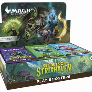 Magic: The Gathering Secrets of Strixhaven Play Booster Display - 18 Packs of Cards for Collectors and Players