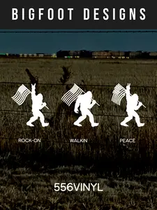 Bigfoot Decals - Premium Outdoor Vinyl