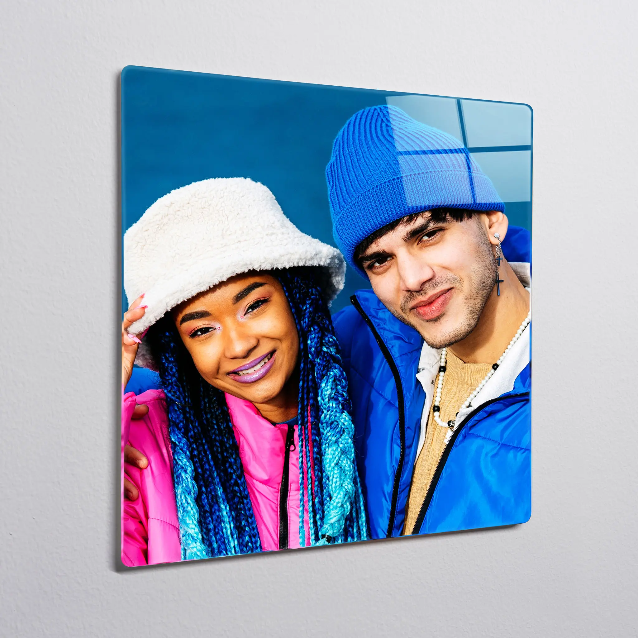 ArtPix Personalized Glass Photo Tiles, Custom Peel & Stick Picture Tiles, Photo Wall Gallery, Family Picture Gift