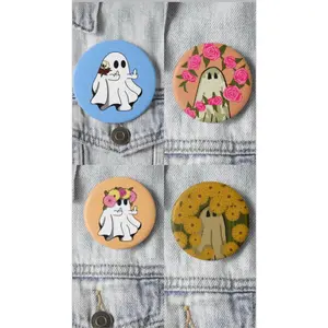 Ghostly Buddies Buttons