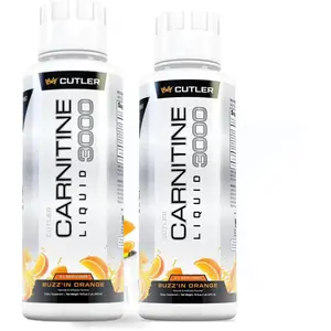 Cutler Nutrition Carnitine Liquid 3000 Sweet Orange Flavor | Pre Workout Fitness Energy Drink | Ready-to-Drink Gym Beverage | US Edition