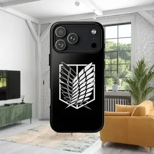 A-Attack on T-Titan Wings of Freedom Glossy Tough iPhone Case - Premium Cover Suitable for iPhone 17 Air 16 15 14 13 12 11 Pro Max Plus