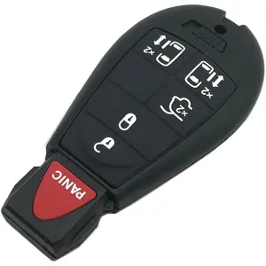 Key Fob Case Shell Fit for Chrysler Town and Country Dodge Durango Grand Caravan Replacement Car Key Housing Outer Cover (1)