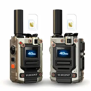 The YUECENT K300 Global POC Two-Way Radio comes with a SIM card valid for one year, supporting remote 4G network two-way communication with a communication distance of up to 5000 kilometers, making it ideal for hiking trips and camping.Comes with 2500mAh
