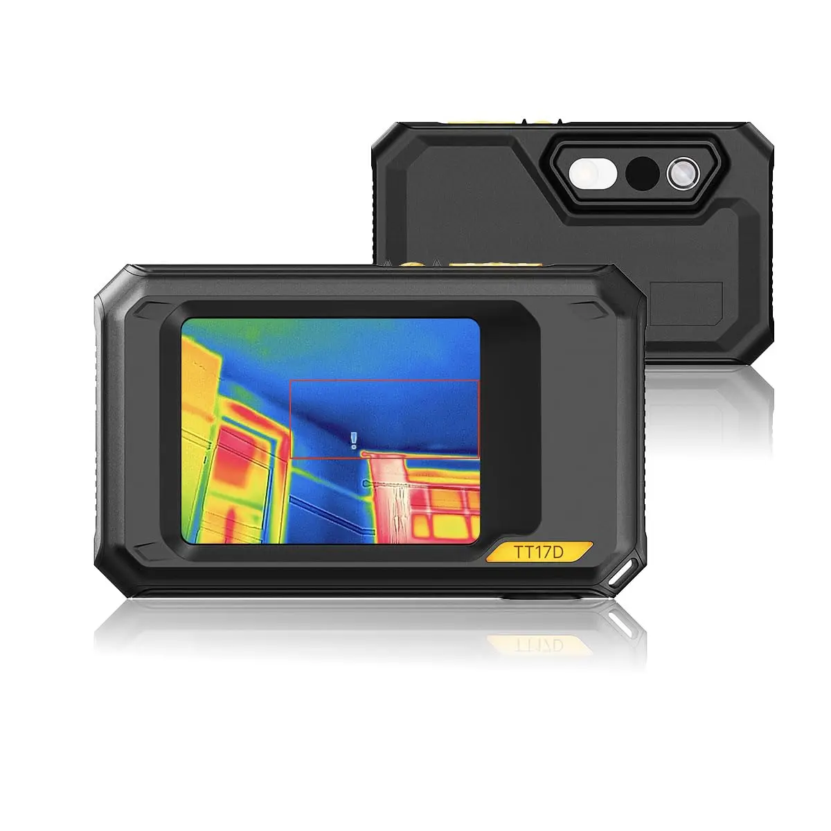 TT17D Wi-Fi Thermal Camera with 240x240 UIRA-IR & Visual Cameras, -4°F~1022°F Range, 3.5" Touchscreen, AI Scene Detection, 25Hz Imaging, Wireless App Transfer & Analysis (Indoor-Outdoor Temperature Measuring Tool)