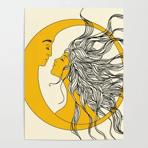 Sun and Moon Poster