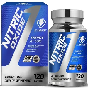 Energy & Circulation Support – Amino Acid Complex with L‑Arginine & L‑Citrulline – Supports Workout Performance & Daily Vitality – Gluten‑Free – 120 Capsules – Dietary Supplement